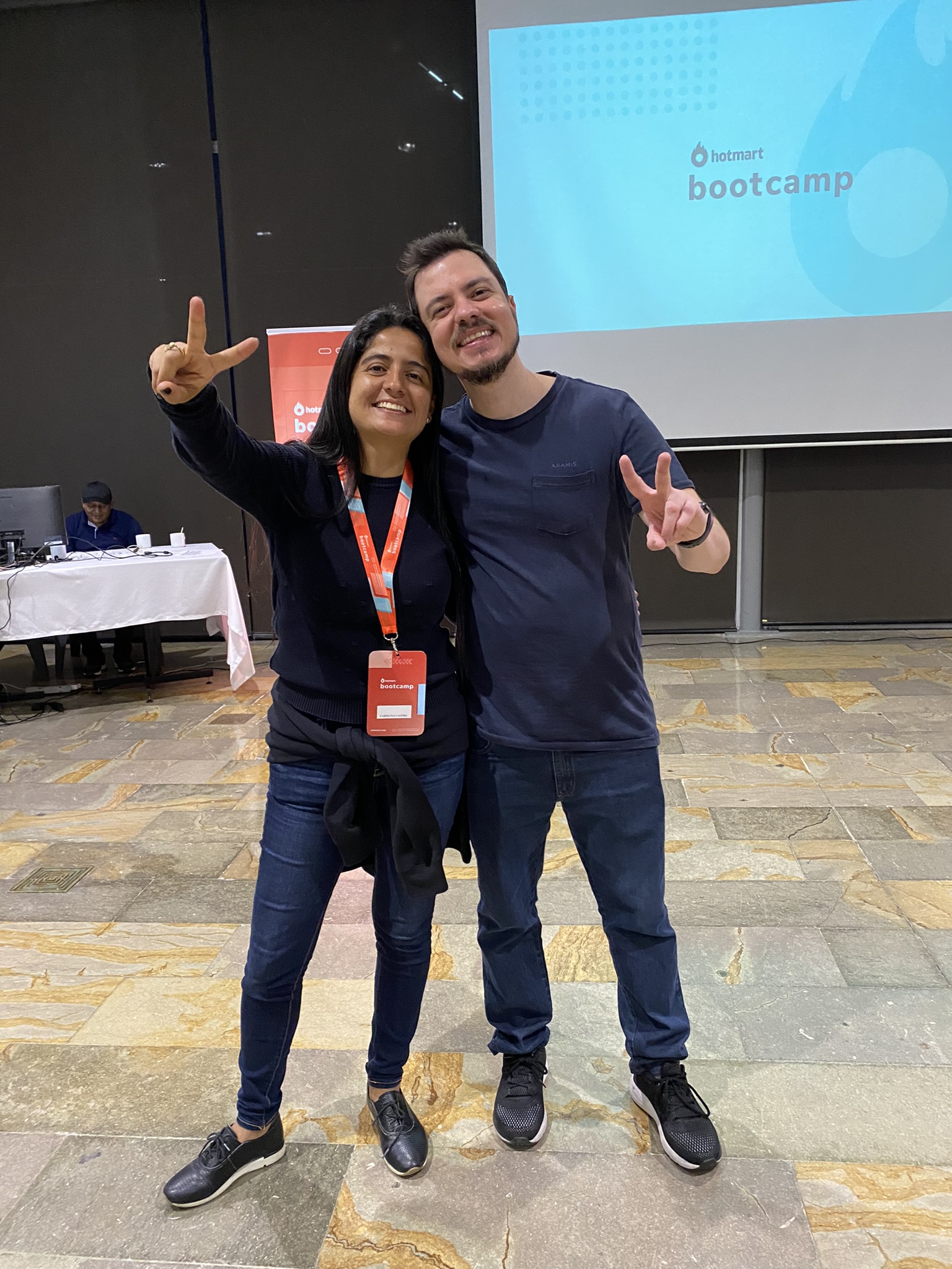 Foto Caro y Rodrigo Vinhas